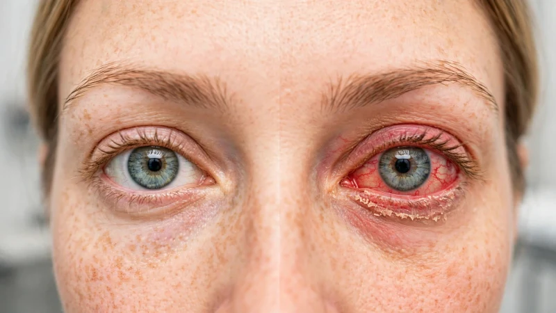 Augenärztin untersucht Patientin an der Spaltlampe – Diagnostik trockener Augen in der Augenarztpraxis Ludwigshafen