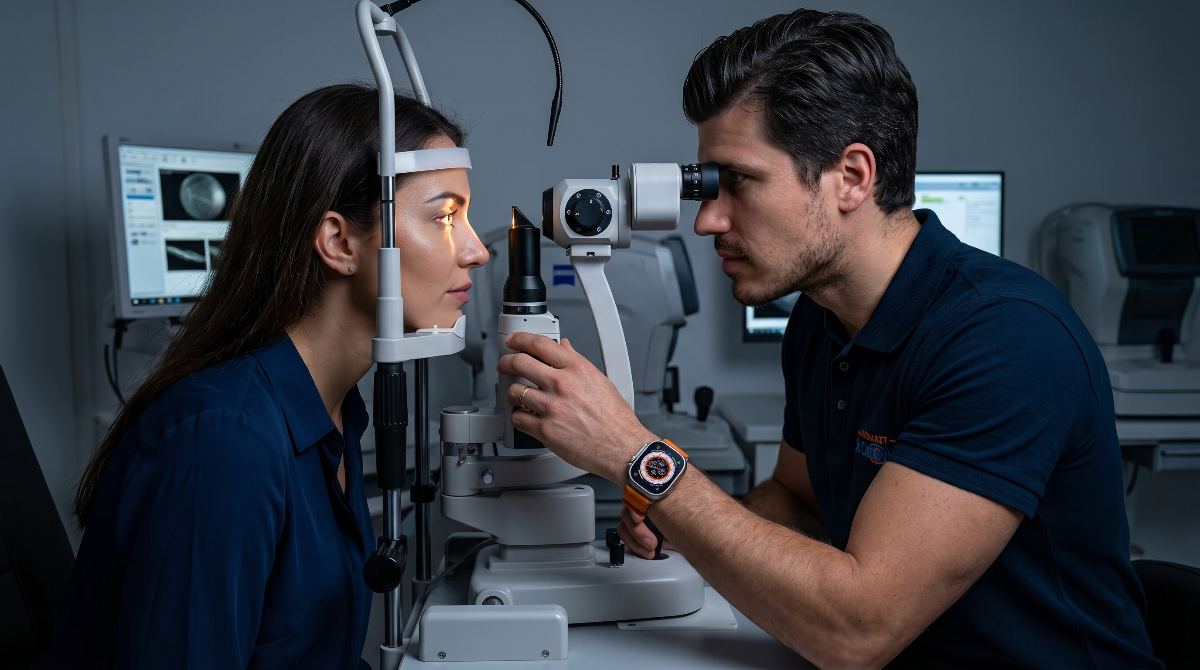 Premium Augen-Check-up in Ludwigshafen: OCT, Optomap & Vorsorge am Samstag
