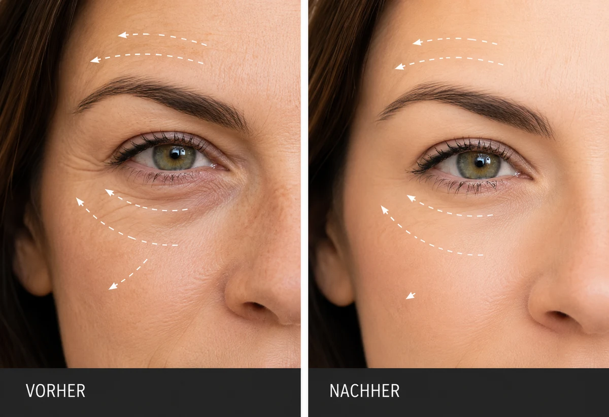 Botox Faltenbehandlung – Vorher und Nachher Ergebnis